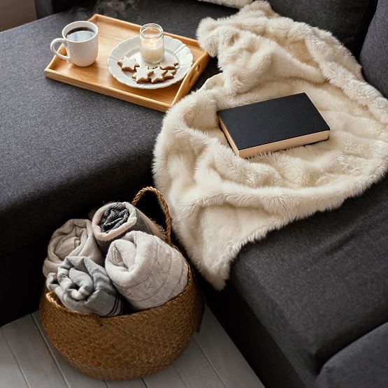 Súprava 3 ks prírodných košov BOHO