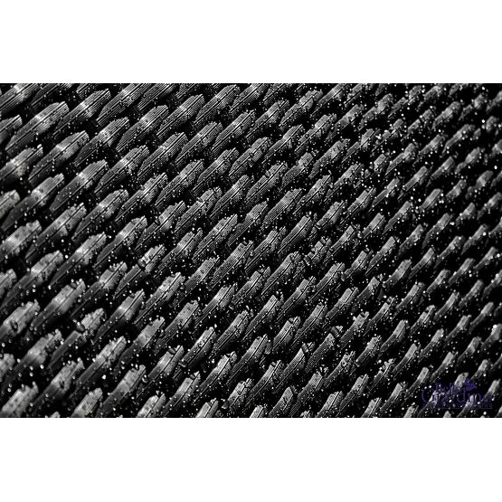 Súprava jedálenského nábytku z technoratanu (stôl 150×90 cm + 6 × stolička) AVVICENTE, čierna