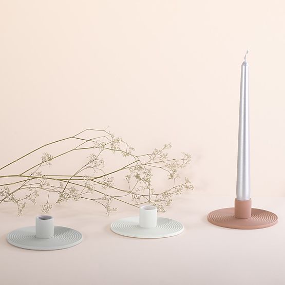 Svietnik MORAB farba púdrová ružová štýl boho do interiéru ameliahome