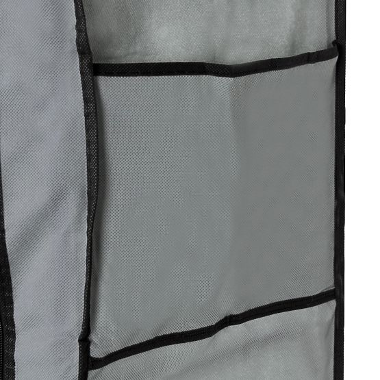 Textilná skriňa s policami na oblečenie a topánky