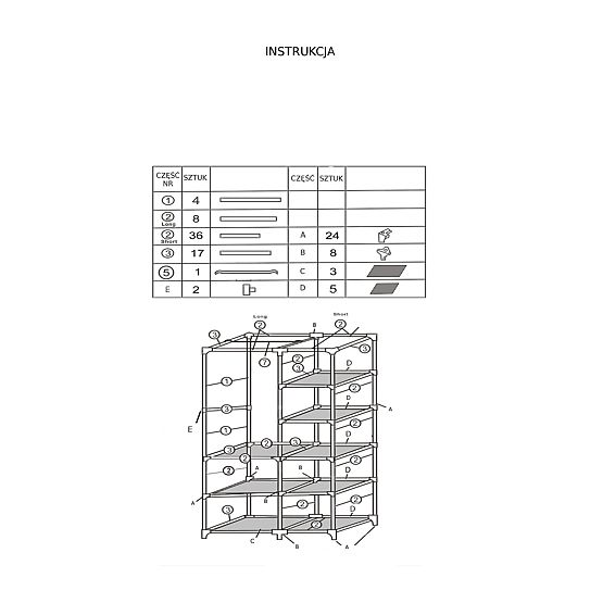 Textilná skriňa s potlačou Venice