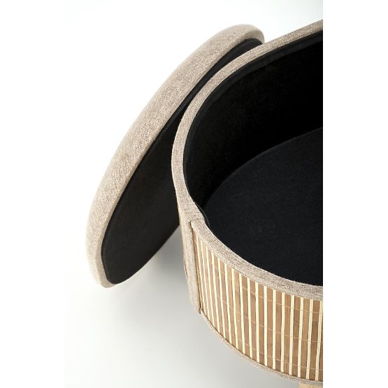 TICO sada 2 taburetov s úložným priestorom, béžová (1p=1ks)