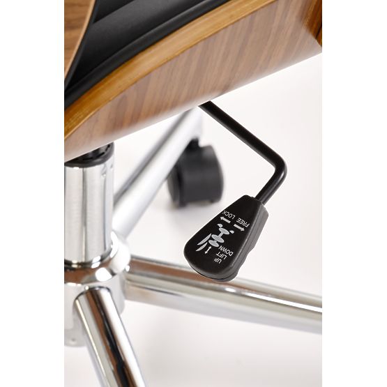 TIMBER kancelárske kreslo orech/čierna