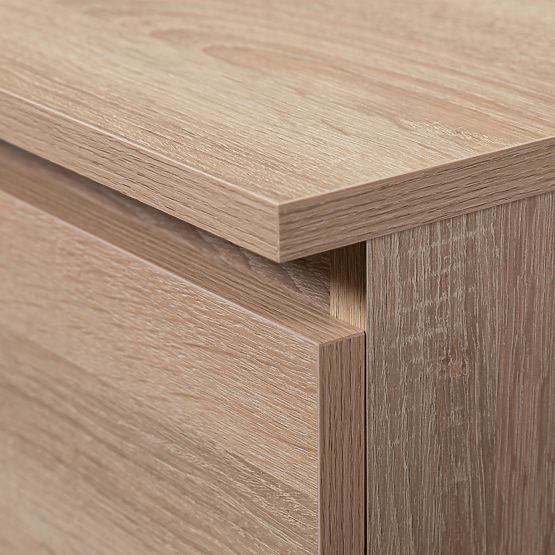 Toaletný stolík so zrkadlom CLP P-2/SL 900x600 ĽAVÝ PK DUB SONOMA