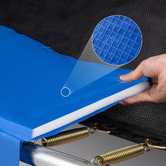 Trampolína s ochrannou sieťou a rebríkom HENZEN 305 cm modrá FT10