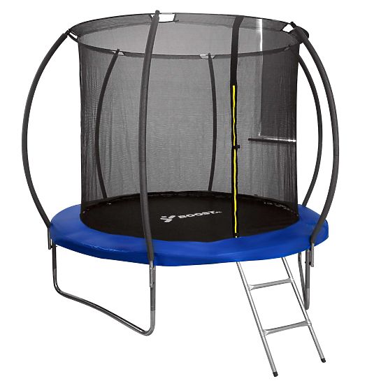 Trampolína s sieťou a rebríkom HENZEN 244 cm modrá FT 8