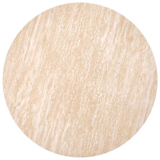 TRAVERTINO KULATÝ konferenčný stolík, travertín (1p=1ks)