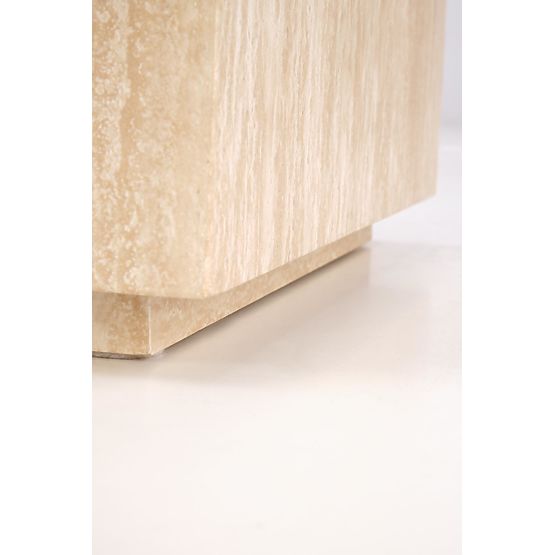 TRAVERTINO_S KWADRAT konferenčný stolík, travertín (1p=1ks)