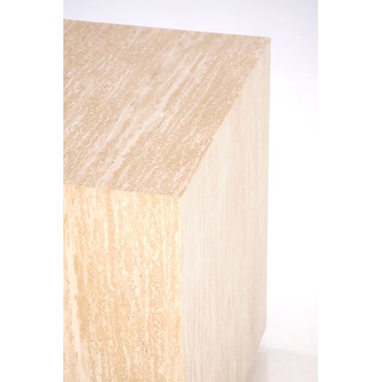 TRAVERTINO_S KWADRAT konferenčný stolík, travertín (1p=1ks)