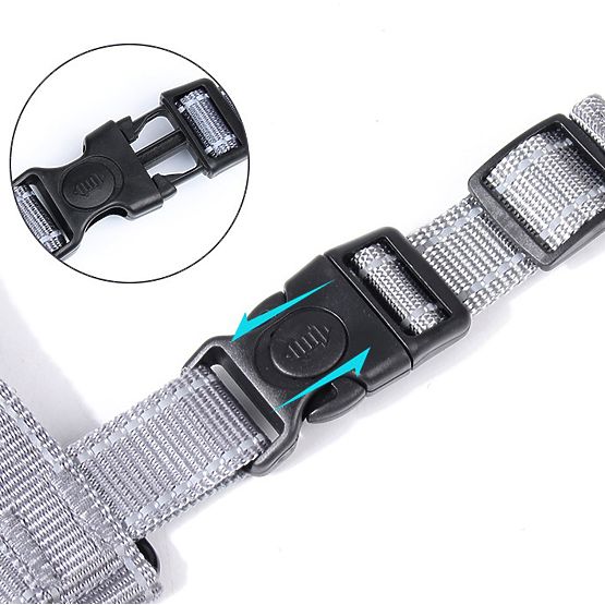 Tréningový postroj pre psy ASTRO modrý veľkosť L