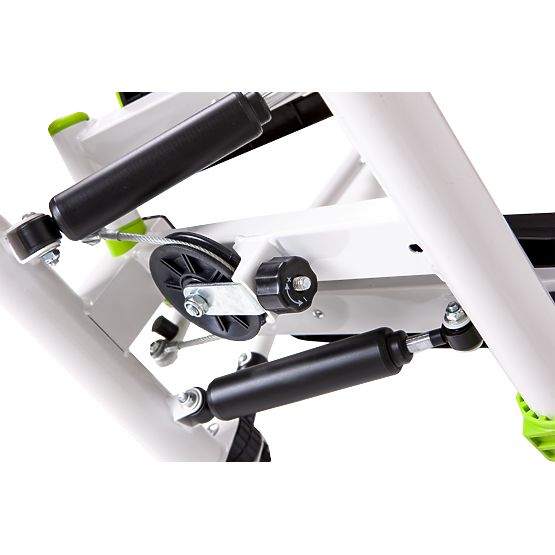 Twistový stepper s lankami a počítadlom fitness ModernHome