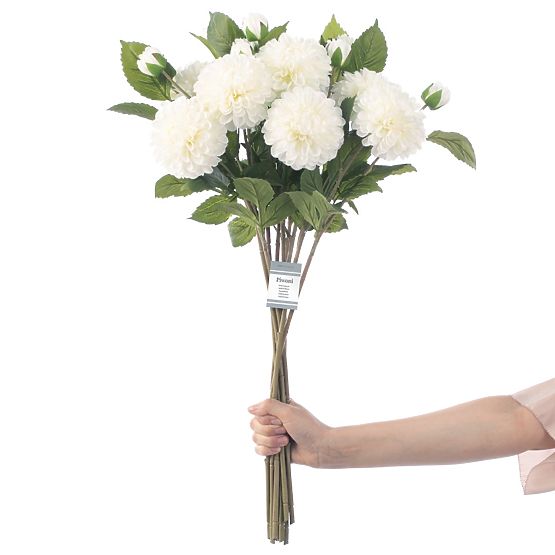 Umelá kvetina PIVÓNIA krémová farba moderný štýl ameliahome