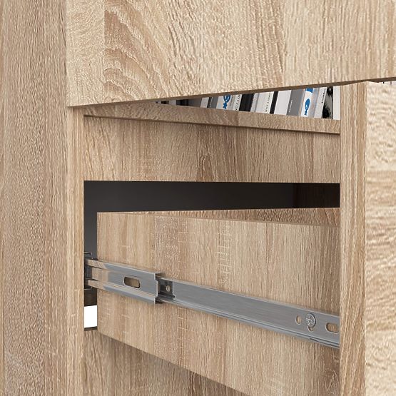 UZAVRETÝ REGÁL R60 2D 1SZ CLP PK DUB SONOMA