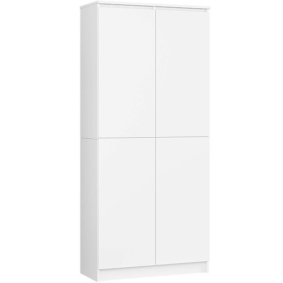 UZAVRETÝ REGÁL R80 2D 8P CLP BIELY