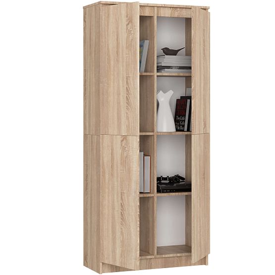 UZAVRETÝ REGÁL R80 2D 8P CLP DUB SONOMA