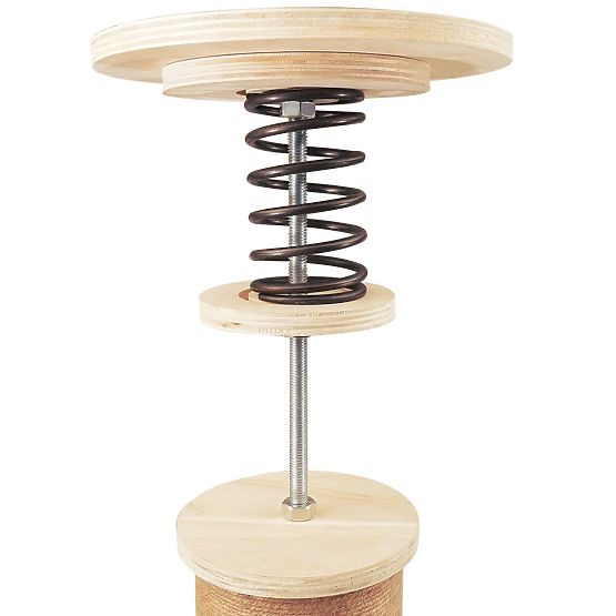 Veľké škrabadlo pre mačky Béžové 255-265cm P70503