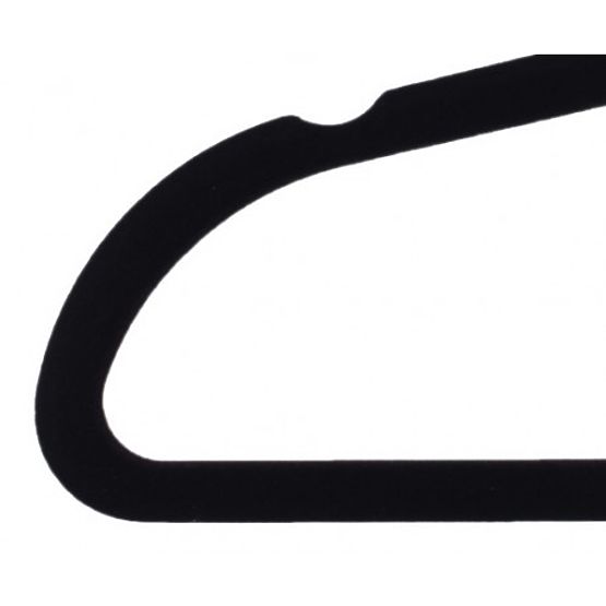 Velúrový vešiak Maxi sada 5 ks - čierny