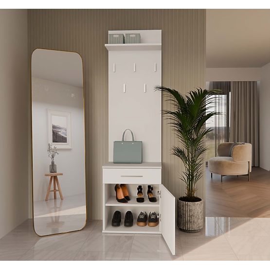 Vešiak Duo DUO BIELY