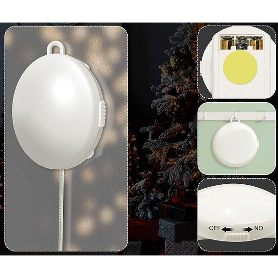 Vianočná LED dekorácia Santa CD003