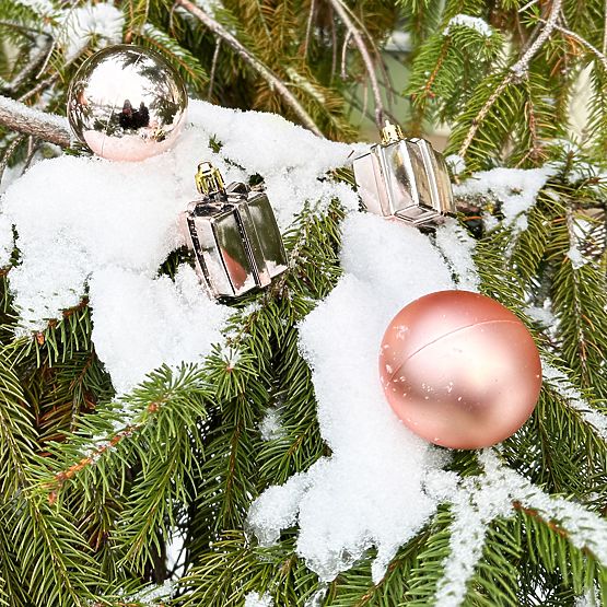 VIANOČNÉ GUĽE MIX 311437 ružová