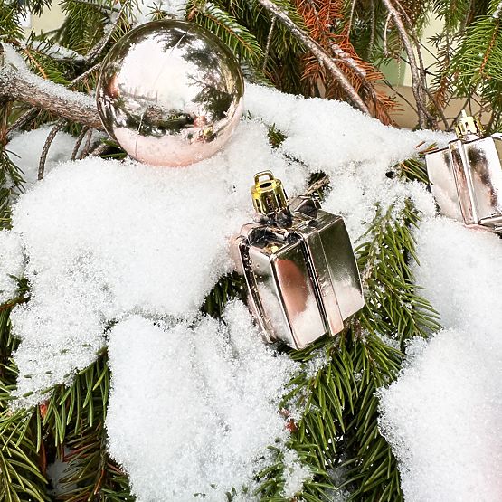 VIANOČNÉ GUĽE MIX 311437 ružová