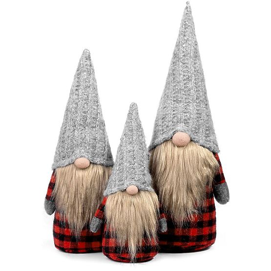 Vianočný škriatok Sada YX055 30+40+50cm