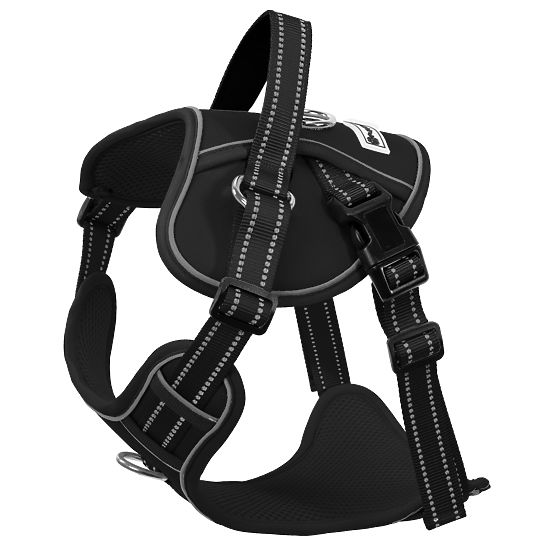 Vodítko a postroj pre psa PJ-059 čierna L