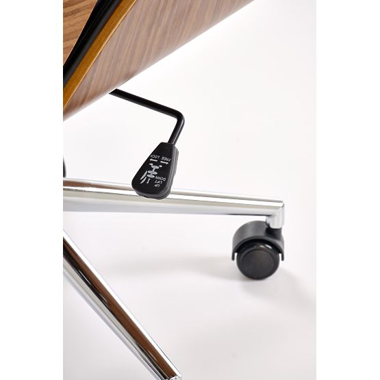 WEBSTER kancelárske kreslo orechové/čierne