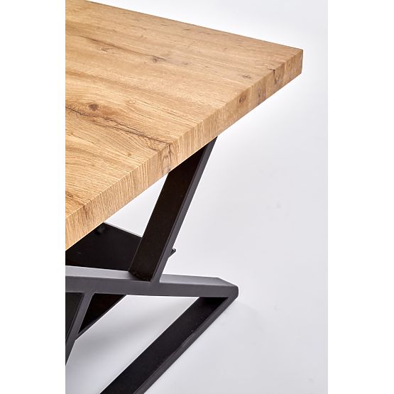 XENA PROSTOKOLOMNÝ stolík čierny / prírodný (2p=1ks)