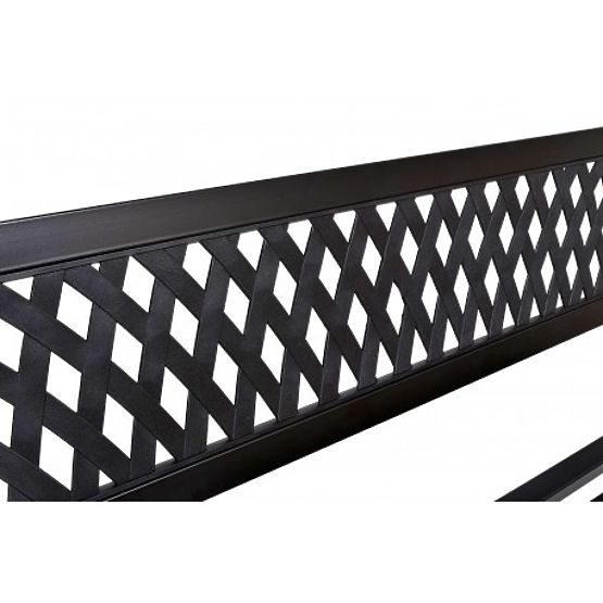 Záhradná lavička oceľová ROMBO