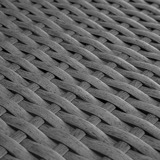 Záhradná nábytková sada FLORENCJA sivá pohovka otoman