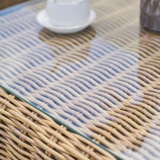 Záhradná nábytková súprava Sandy, technoratan, béžová