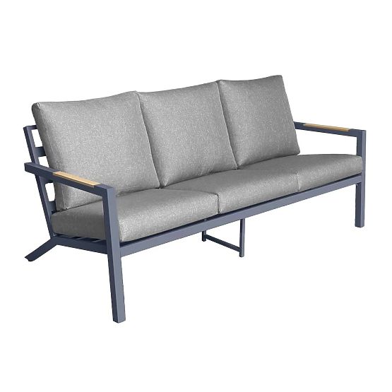 Záhradná pohovka 3miestna MISTERIOSO pohodlná pohovka na balkón 190cm