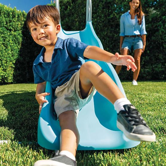Záhradná šmykľavka pre deti 183 cm oceľ plast INTEX 44106