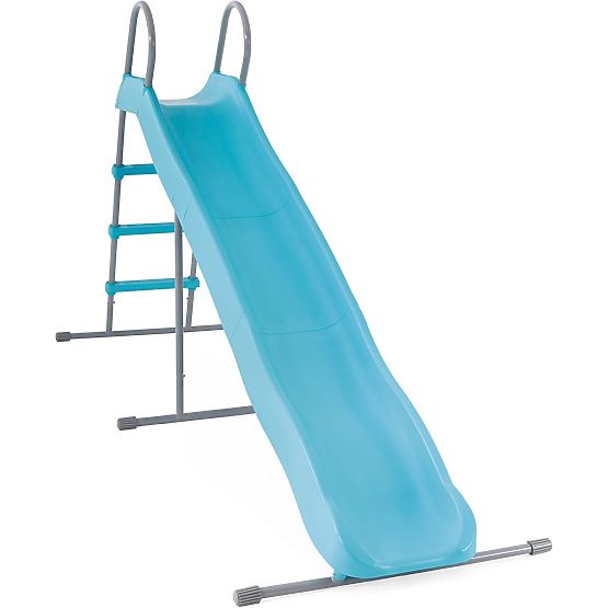 Záhradná šmykľavka pre deti 244 cm veľká oceľ plast INTEX 44107