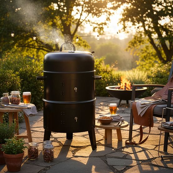 Záhradná udiareň grilová pec FUMARO