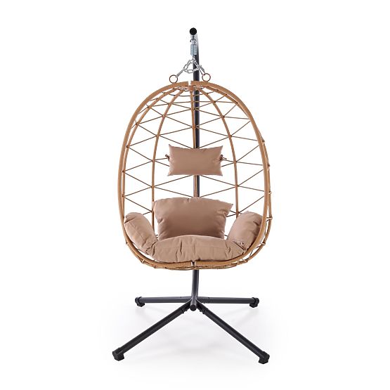 Záhradné kreslo SNAKE, prírodné / béžové (1p=1ks)