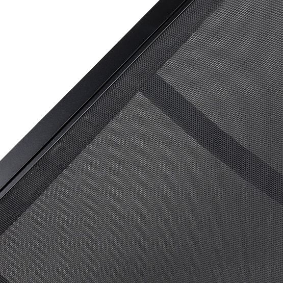 Záhradné lehátko Shelly nastaviteľné, hliníkové, grafitové