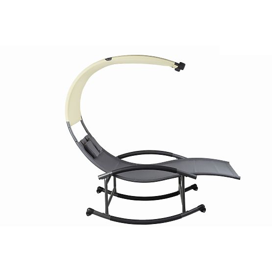 Záhradné ležadlo s baldachýnom hojdačka