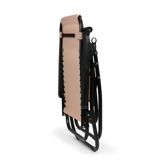 Záhradné plážové lehátko s nastaviteľným operadlom ZERO GRAVITY ModernHome - béžové