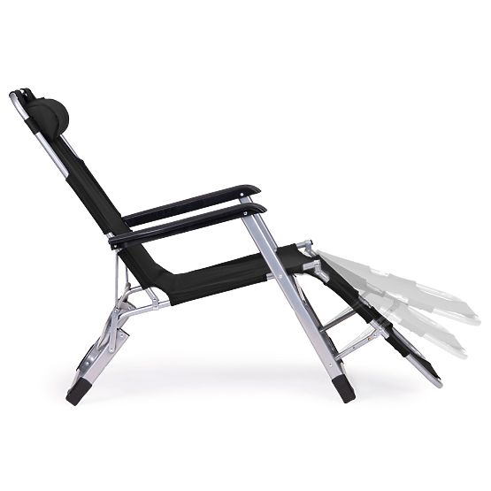 Záhradné plážové skladacie ležadlo 2v1 kreslo