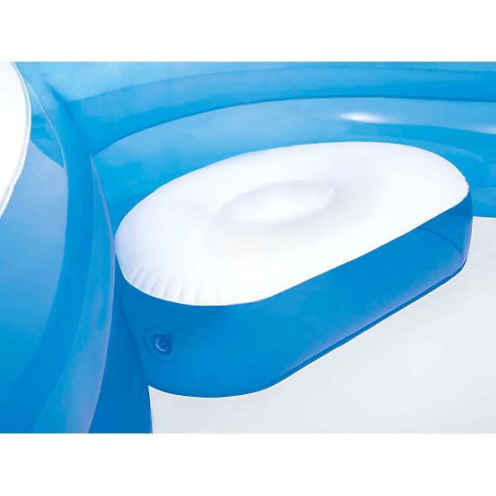 Záhradný bazén s nafukovacími sedadlami 229x229cm Intex 56475