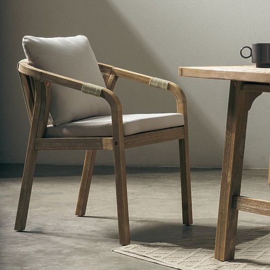 Záhradný set Castello, rozkladací stôl 200-295 cm + 10 stoličiek s výpletom, akáciové drevo FSC