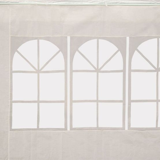 Záhradný stanový pavilón 3x6 m 6 stien biely MultiGarden