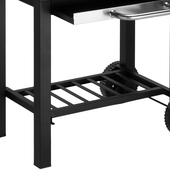 Záhradný uhlíkový gril CARBON čierny