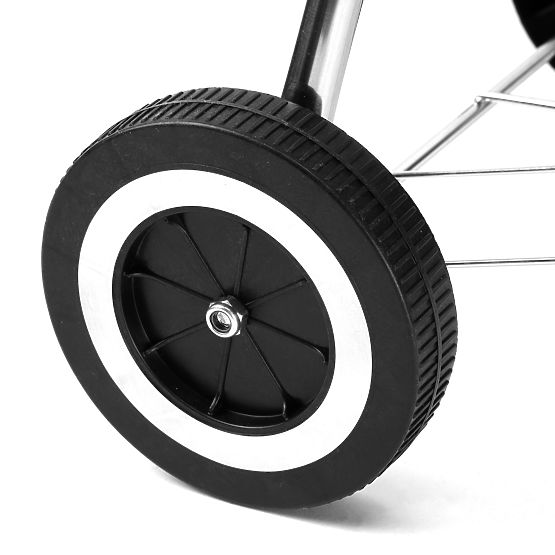 Záhradný uhlíkový gril RUND čierny