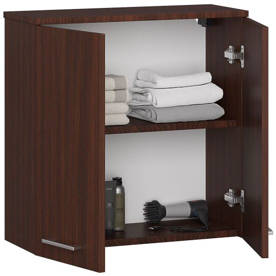 ZÁVESNÁ SKRINKA ŠÍRKA 60 cm FIN 2D WENGE