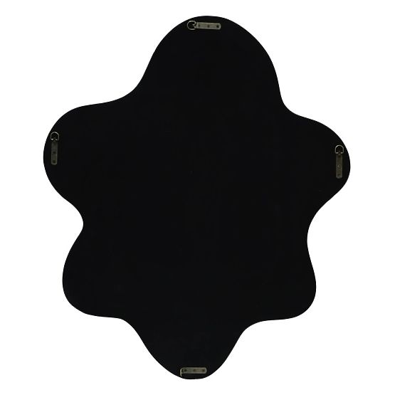 Závesné zrkadlo Izzi, nepravidelné, svetlozelené, lesklé