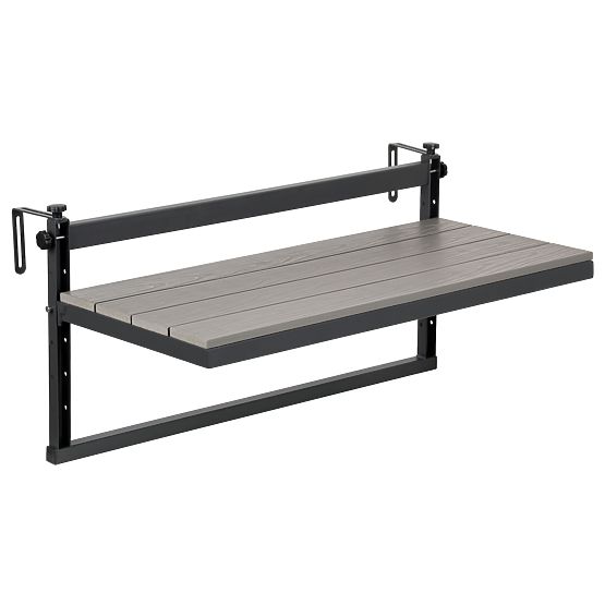 Závesný balkónový stolík AGATTI BIS STONEWOOD