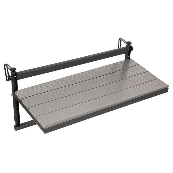 Závesný balkónový stolík AGATTI BIS STONEWOOD